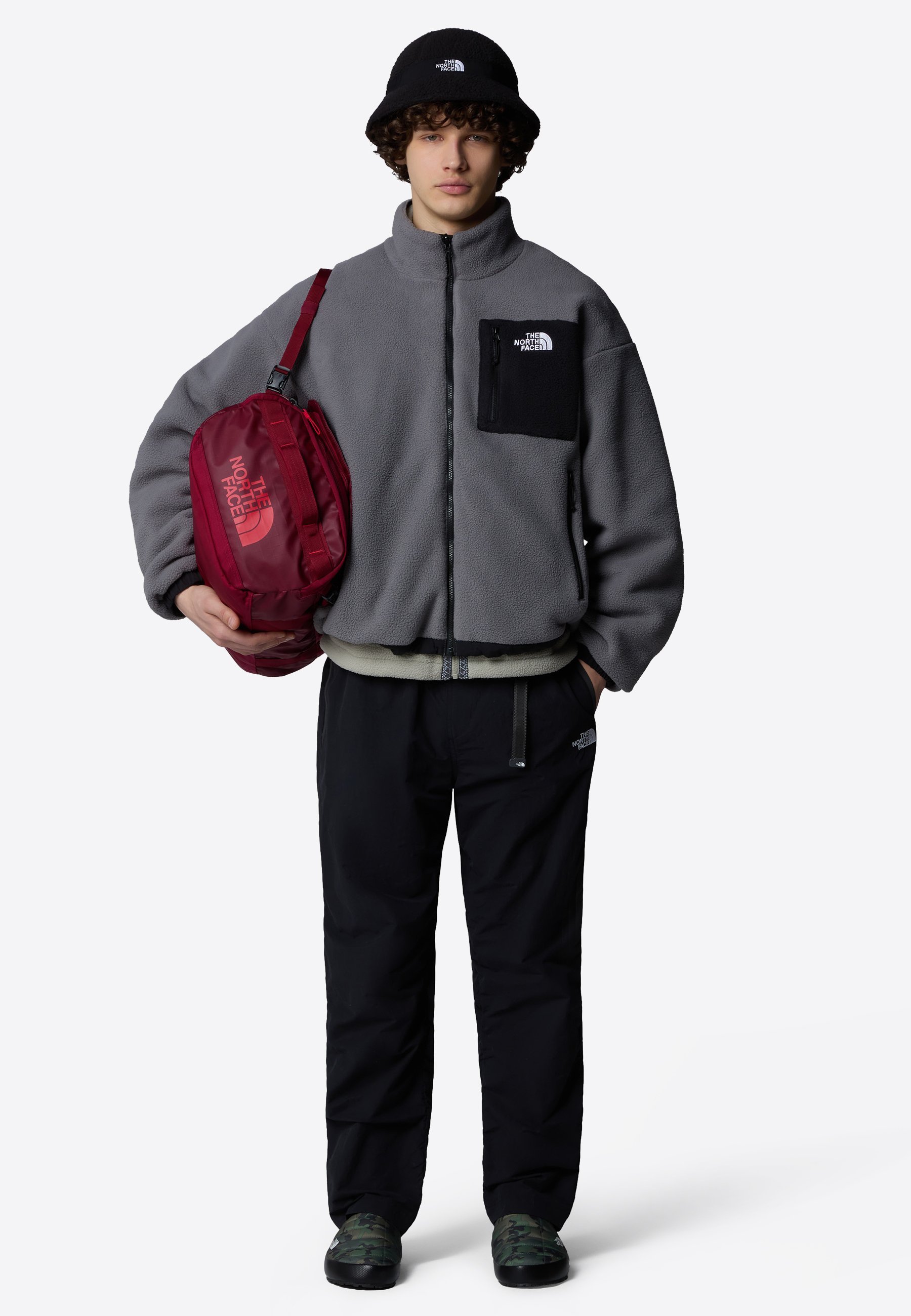 Giacca reversibile The North Face M YUMIORI - Giacca in pile - tnf nero perla affumicata