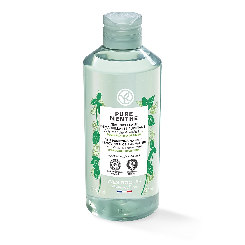 Zuiverend micellair reinigingswater met pure muntsmaak - 400 ml