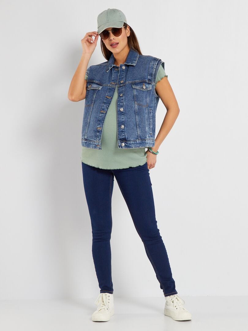 Zwangerschapsjeans - BLAUW
