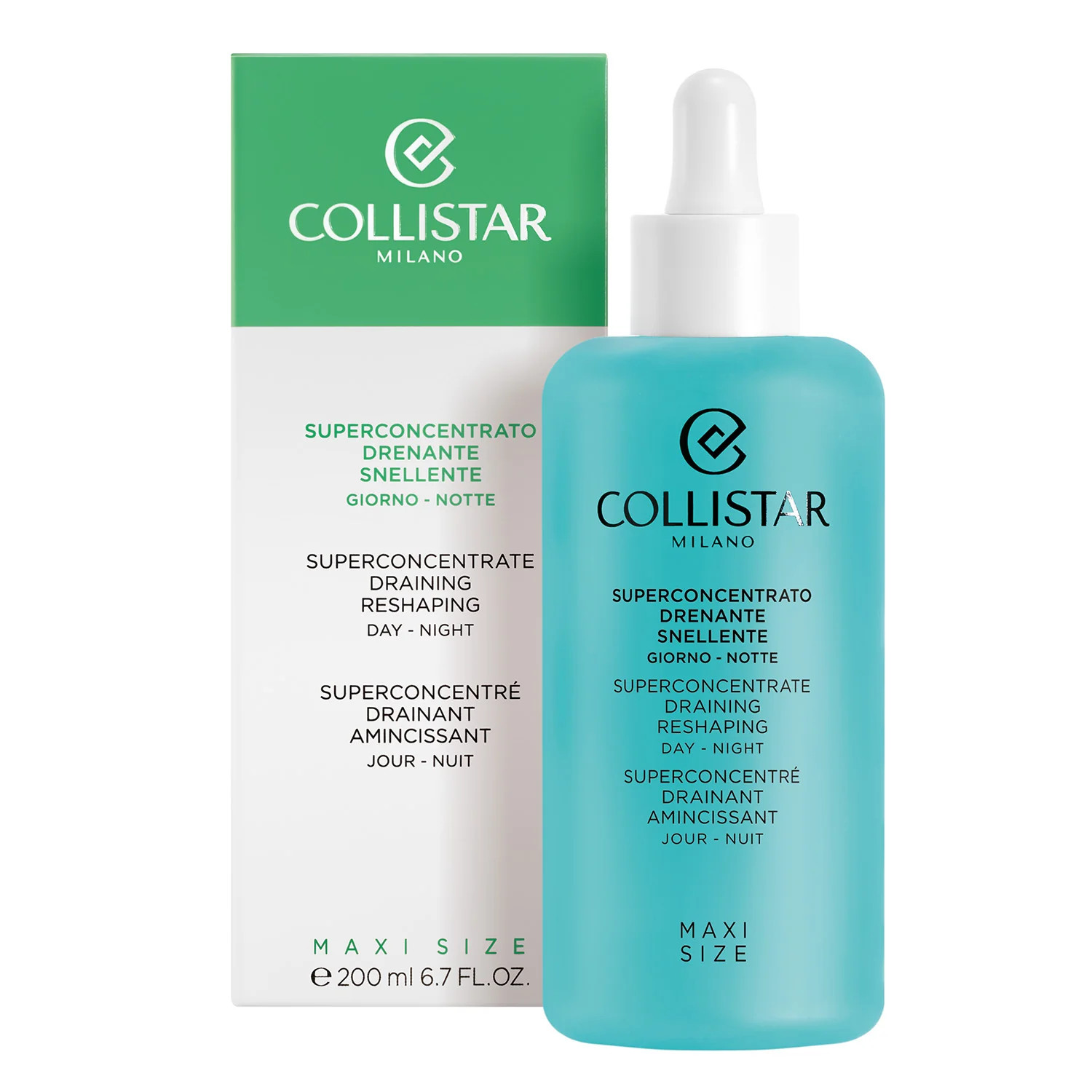Corpo Superconcentrato Drenante Snellente Giorno - Notte - Gel corpo tonificante, Gel corpo rassodante, Crema gambe e glutei drenante