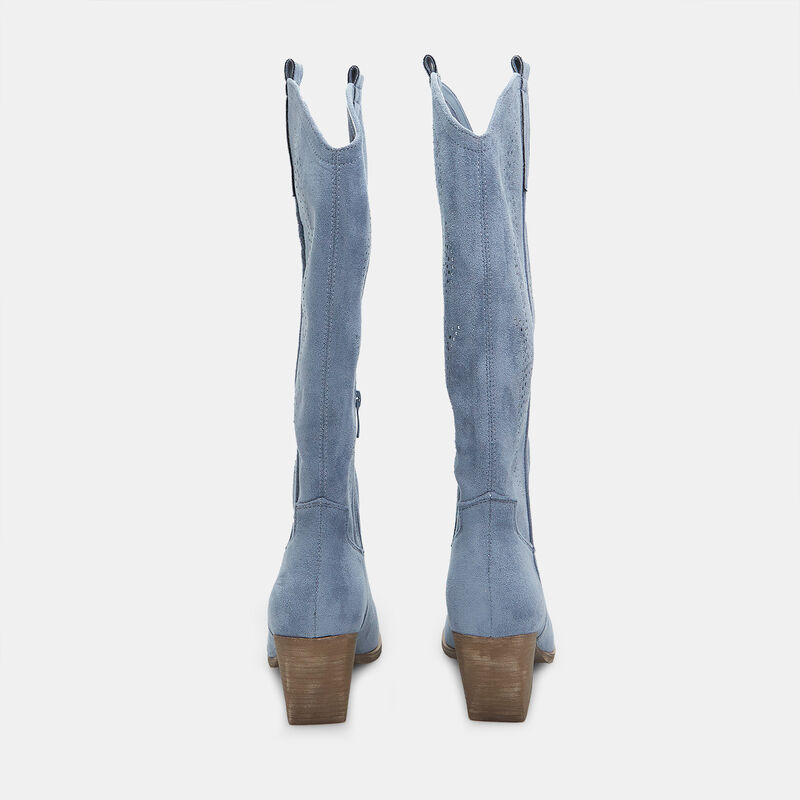 Damskie botki BATA Texan na obcasie 7 cm