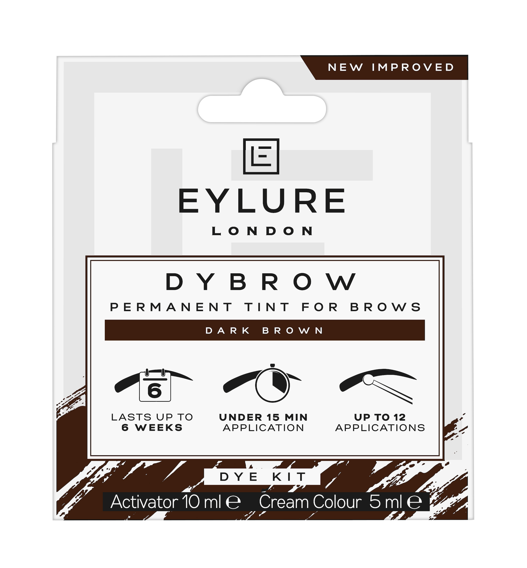 Dybrow trajna boja za obrve tamnosmeđa - Eylure