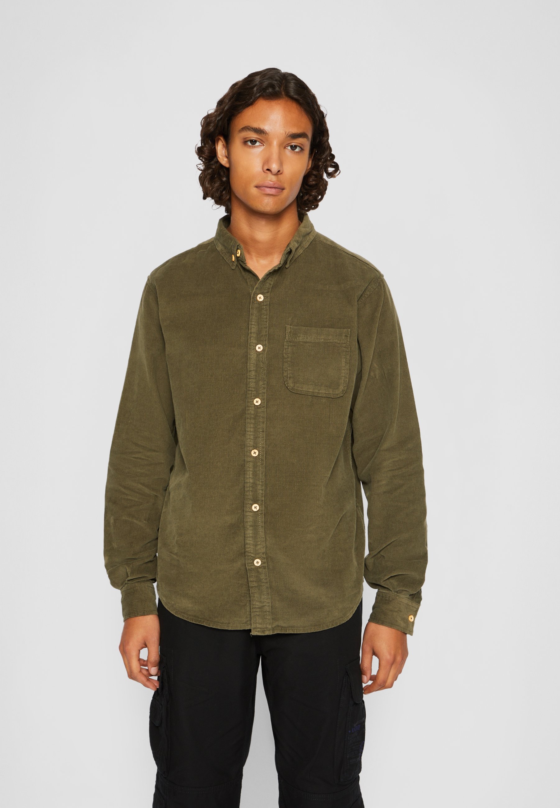 Urban Classics FLORELSKJORTE - Skjorte - olive