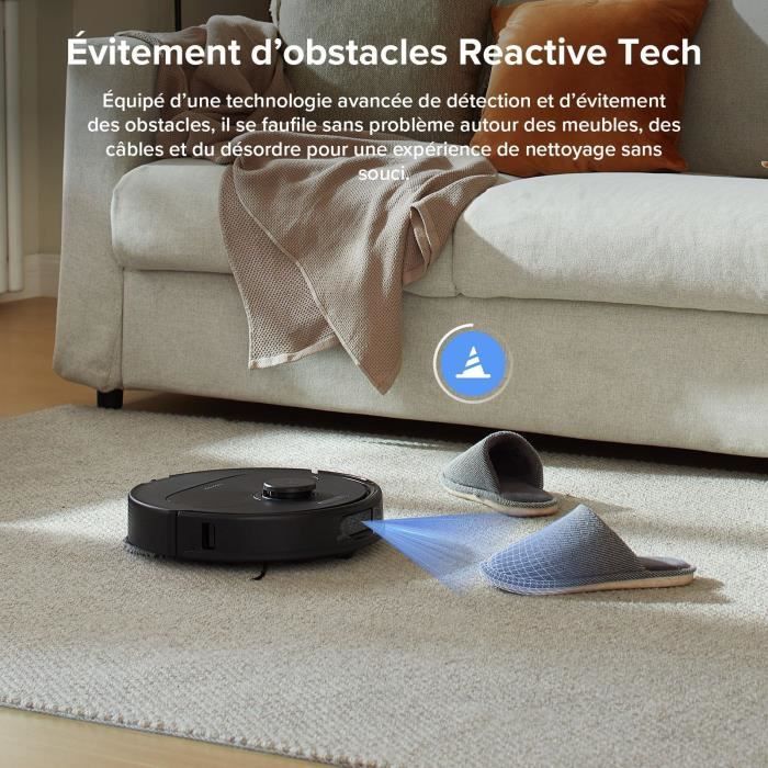 ROBOROCK QR 598 - Aspirateur Robot Laveur - 8000 Pa - Station Multifonctionnelle - Anti-enchevêtrement