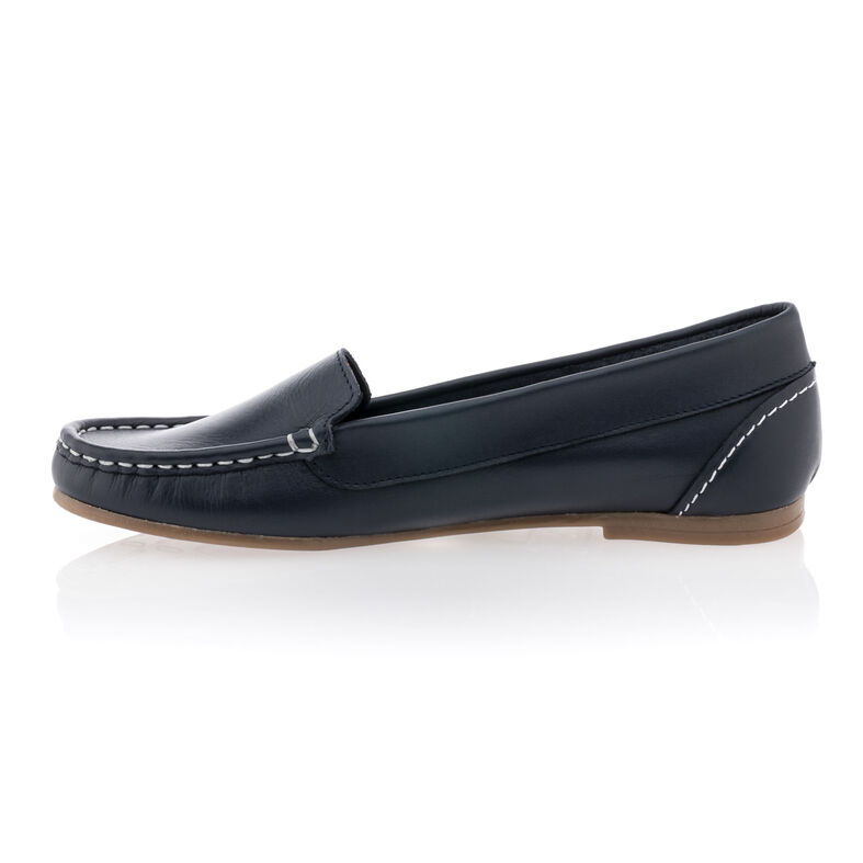 Blaue Damen-Loafer/Bootsschuhe