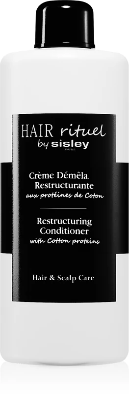 Condicionador Reestruturante Hair Rituel by Sisley com Proteínas de Algodão: um condicionador suavizante que previne a quebra dos fios.