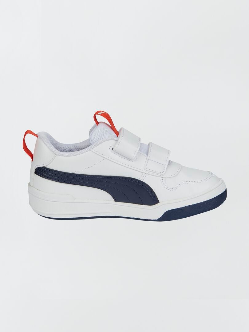 Tênis multiflex tricolor 'Puma' - branco