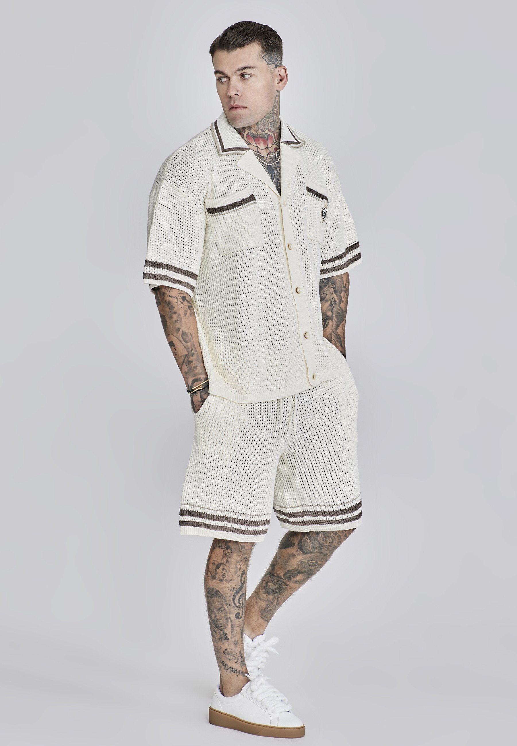 SIKSILK Skjorte - ecru