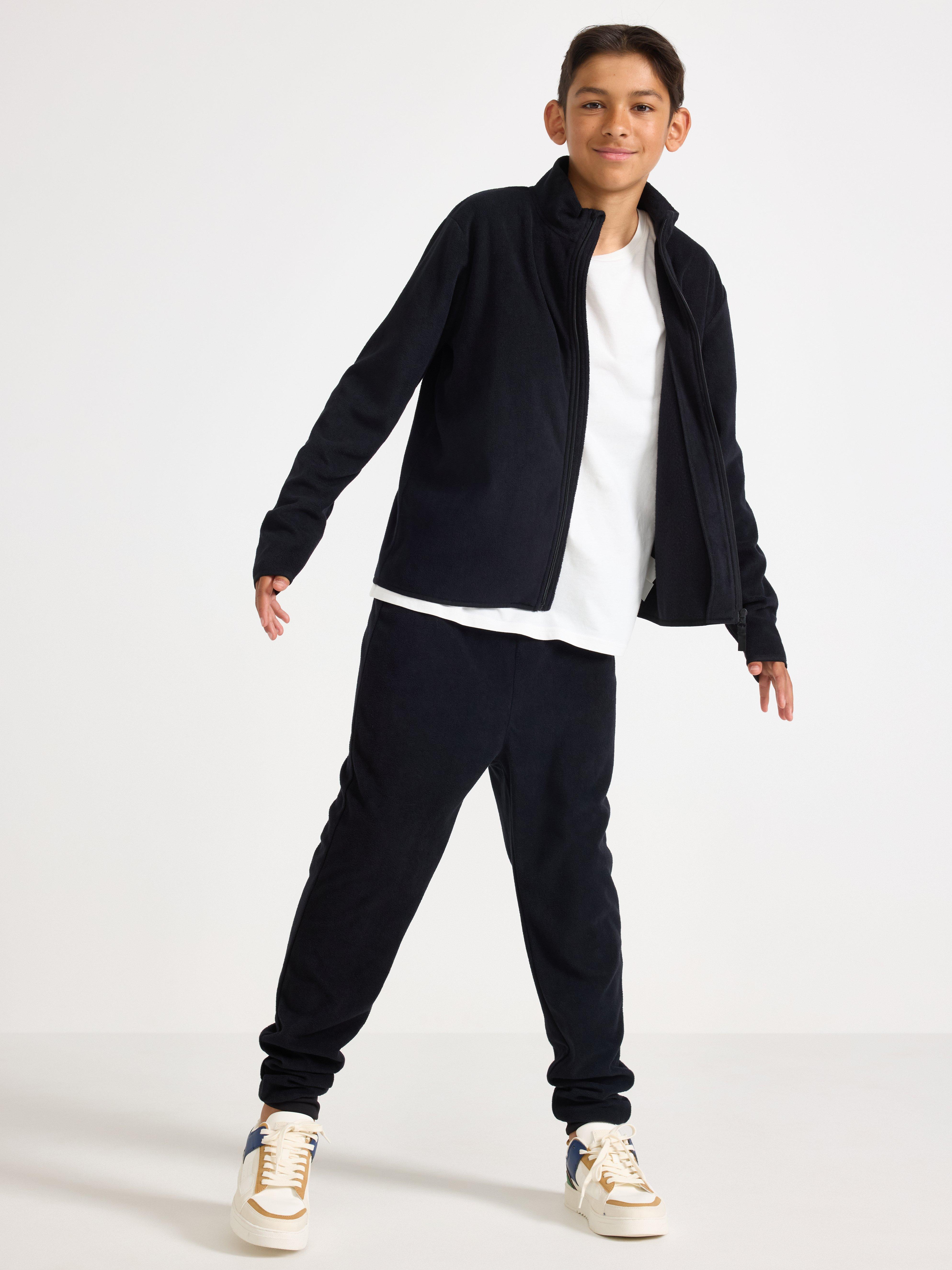 Mjukisbyxor a microfleece Black