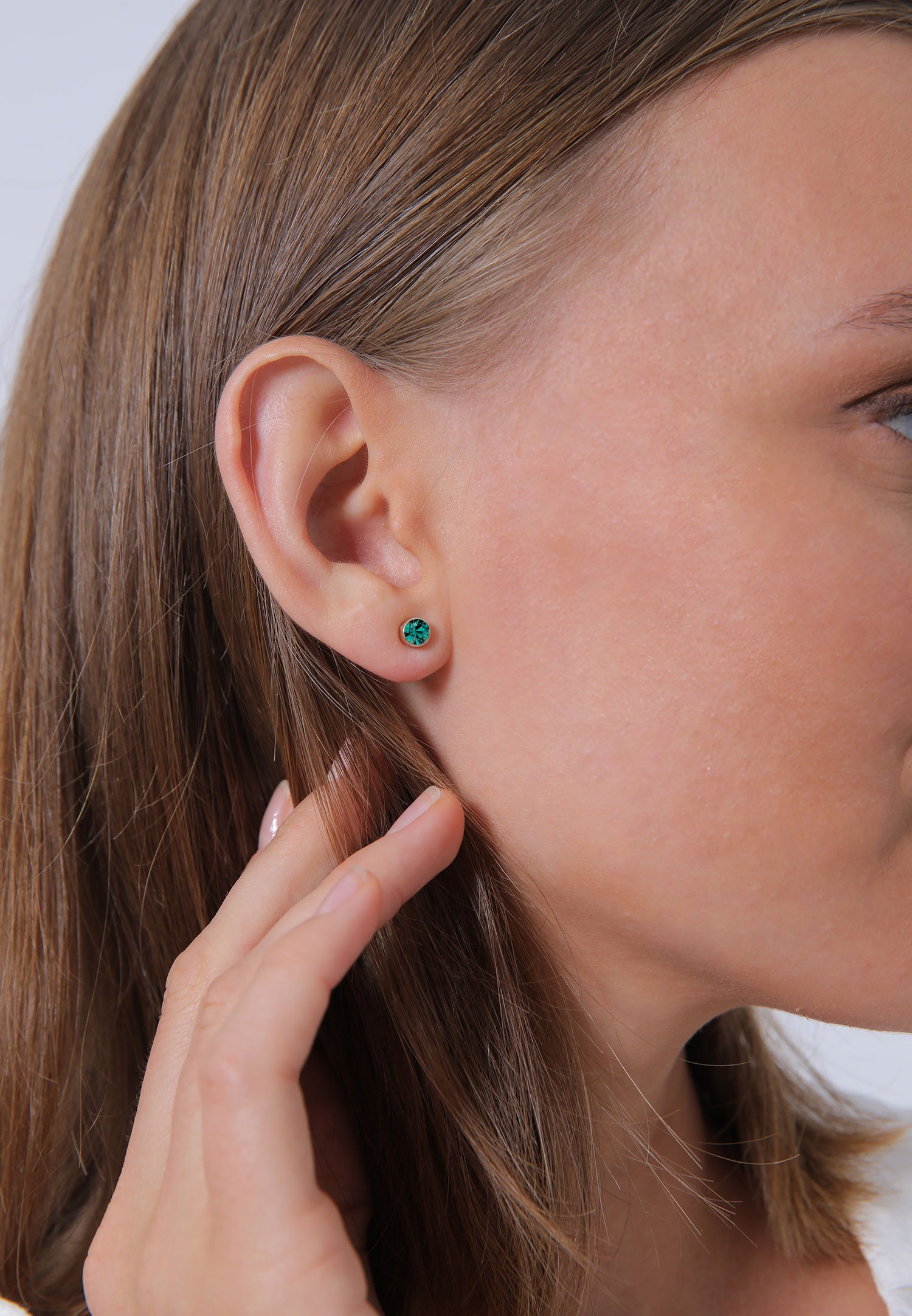 Elli Base Filigrane Cristal Boucles d'oreilles Femme - (925/1000) Argent