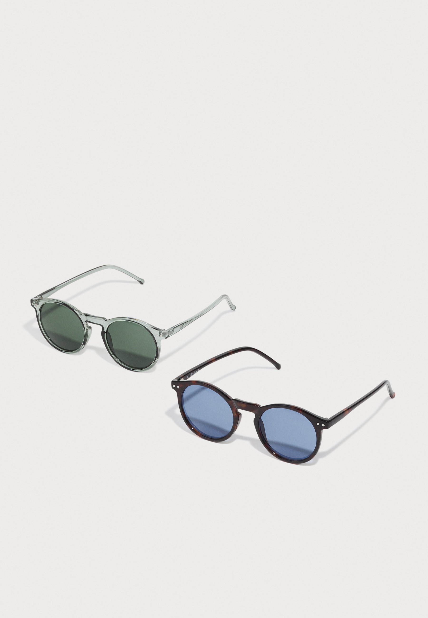 Pier One UNISSEX 2 UNISSEX - Óculos de Sol - marrom/oliva