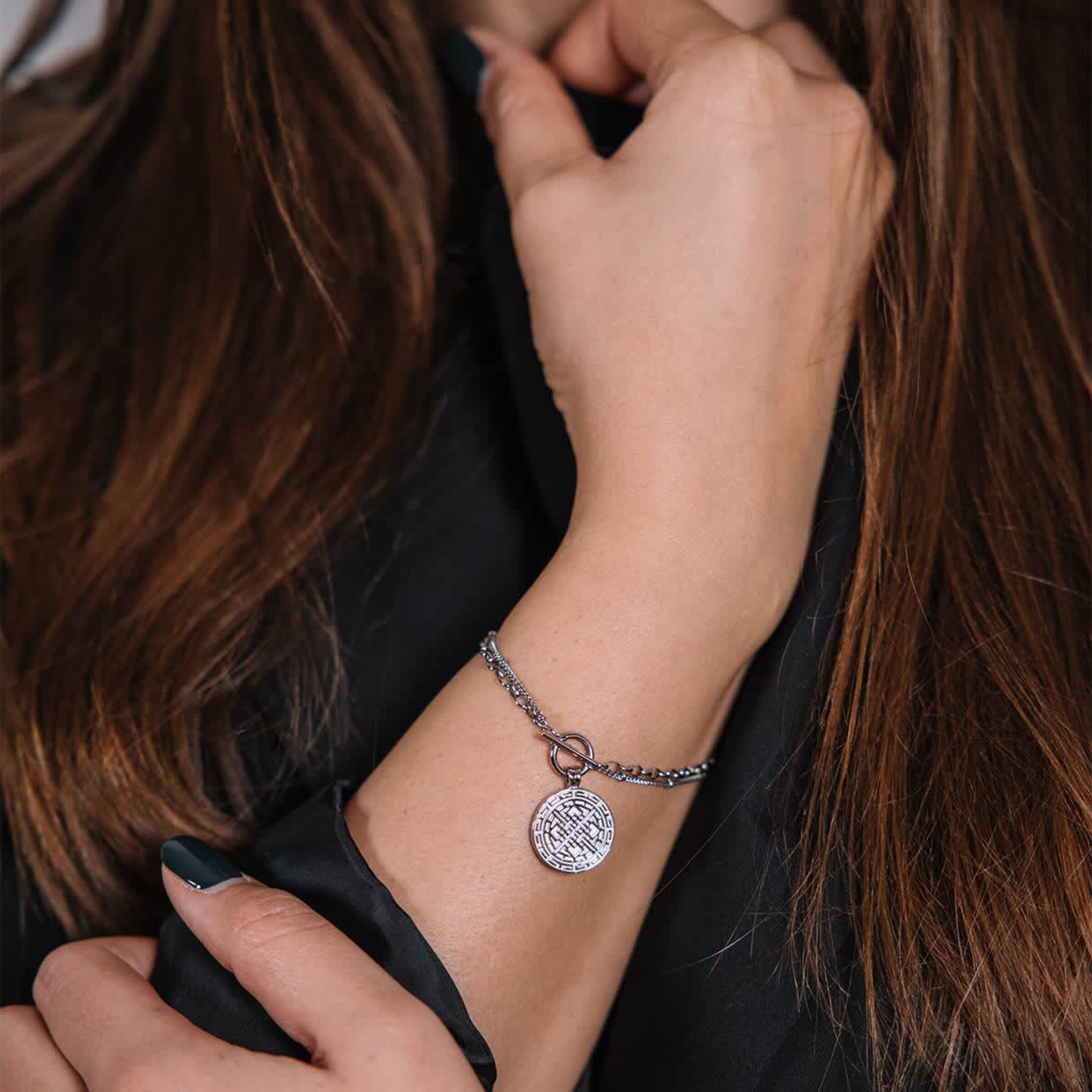 Bracelet charmant Marrakech en argent