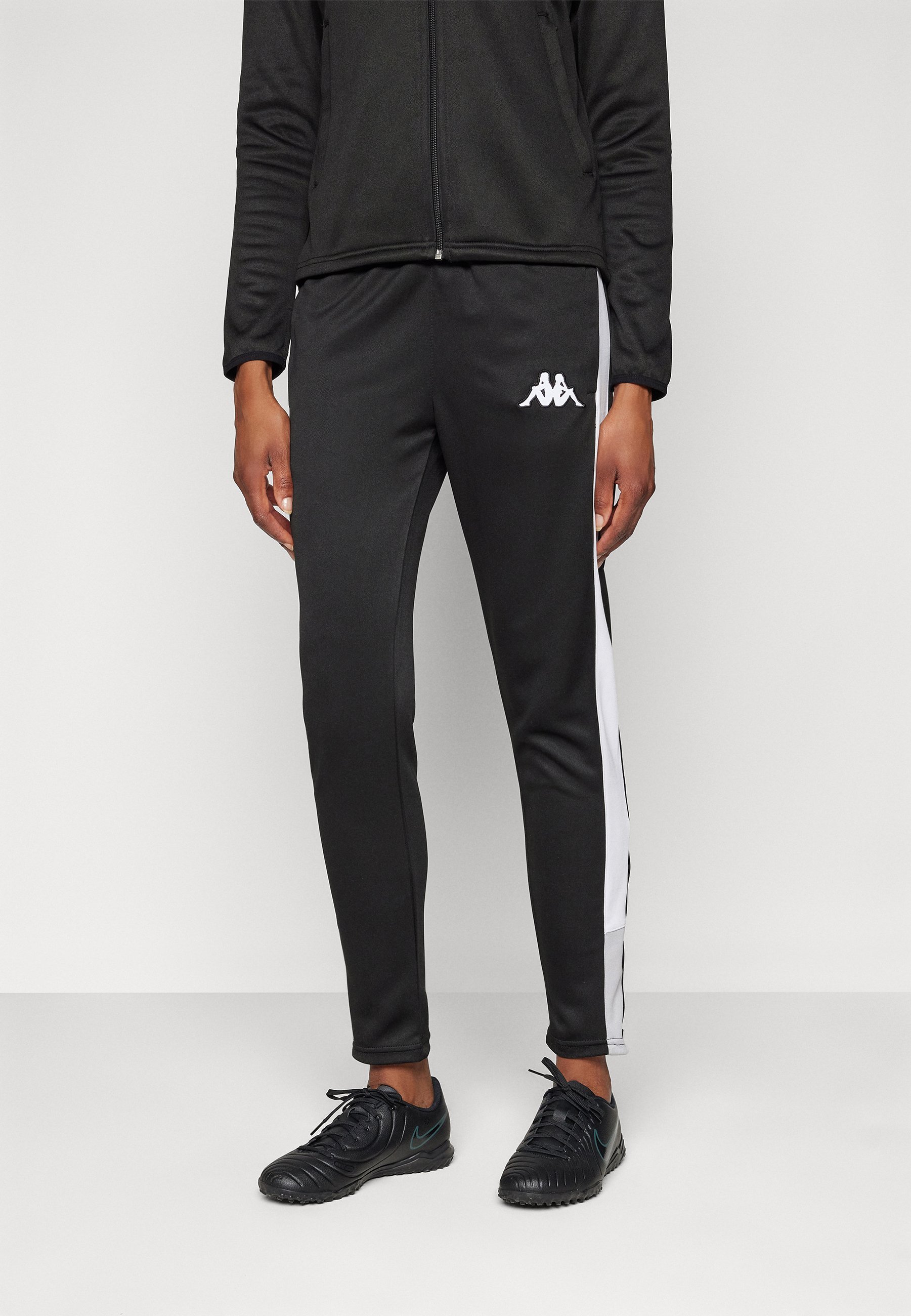 Kappa ELETRA EVO - Trainingsbroek - zwart/wit