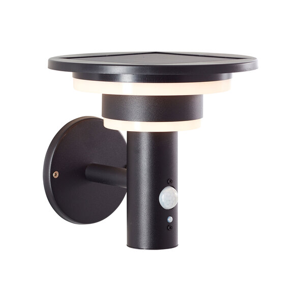 LED-Solar-Wandleuchte Garvina, mit Bewegungsmelder