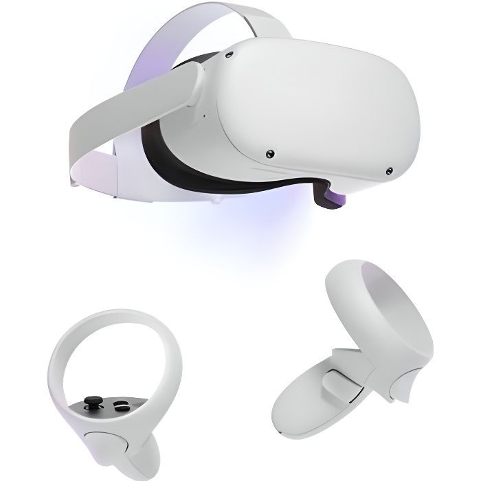 Virtual-Reality-Headset - OCULUS - Meta Quest 2 - 256 GB - Weiß - Multiplattform