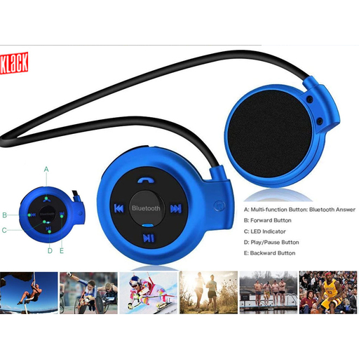  Inalambrico Bluetooth-hörlurar Radio Fm Tarjeta Sd