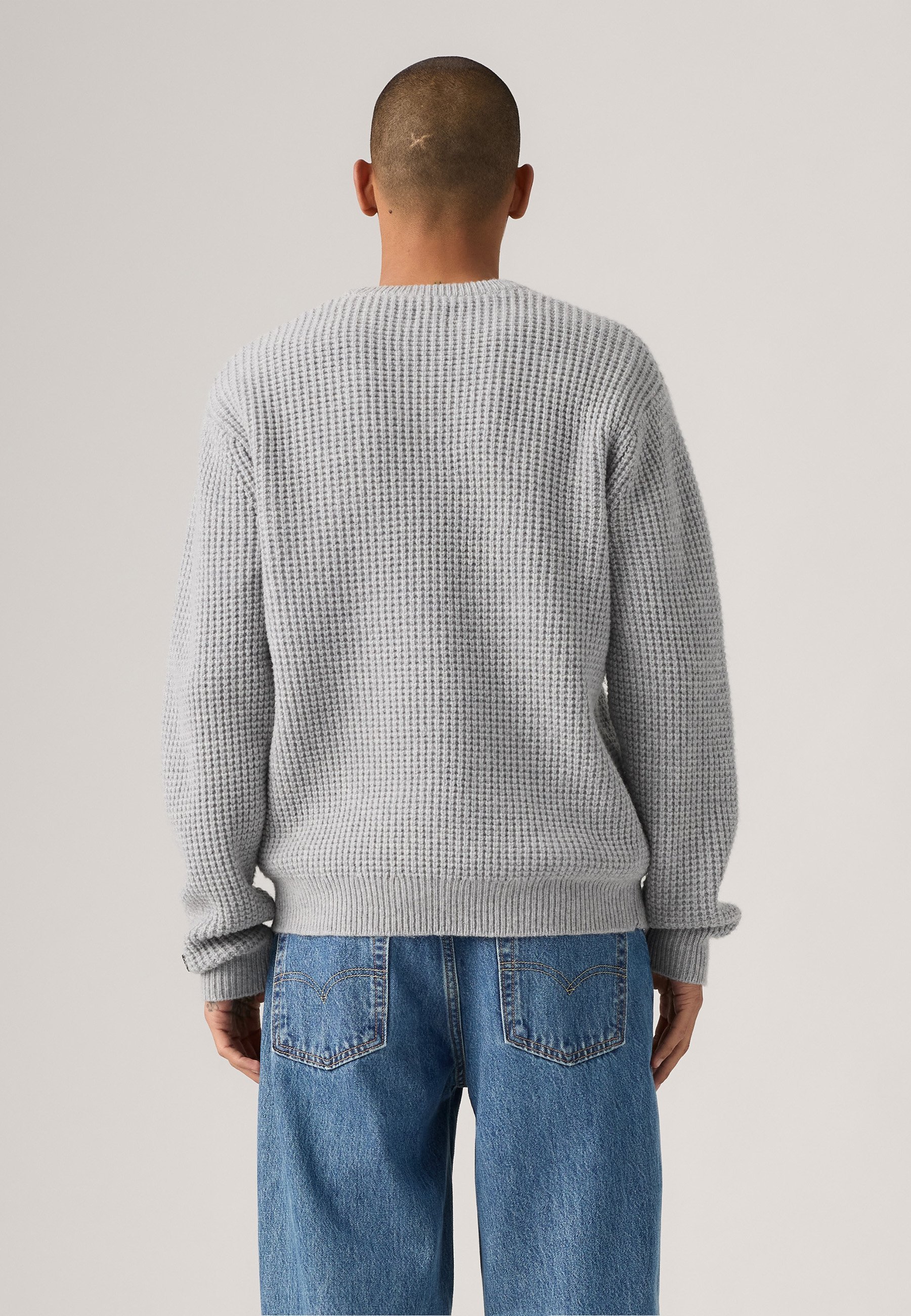 Levi's® PRESIDIO CREW - Maglione - grigio melange di media tonalità