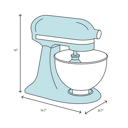 KitchenAid 10-Gang-Küchenmaschine mit 5-Quart-Fassungsvermögen
