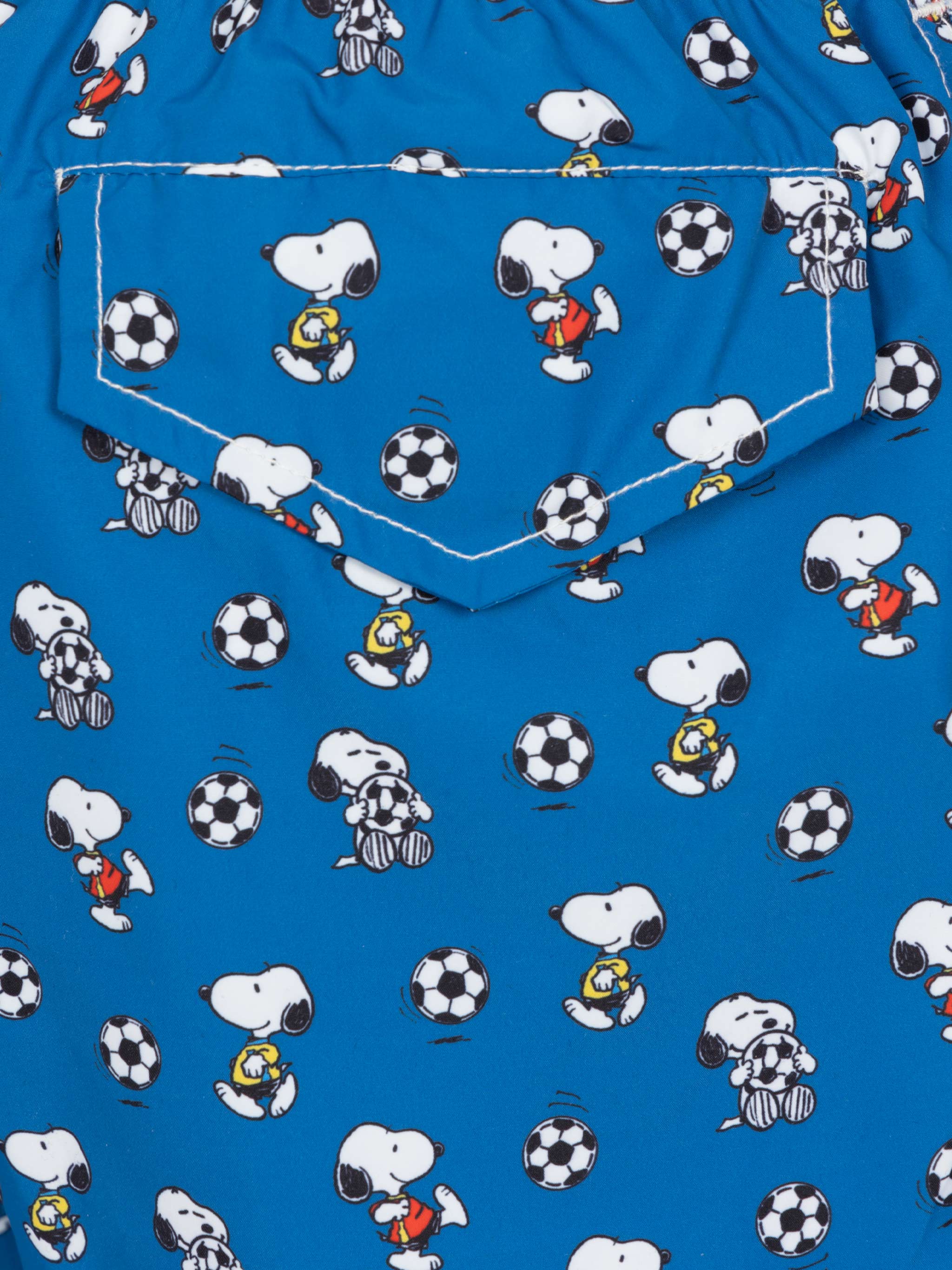 Jean Lighting badpak van lichtgewicht stof met Snoopy-print | SNOO