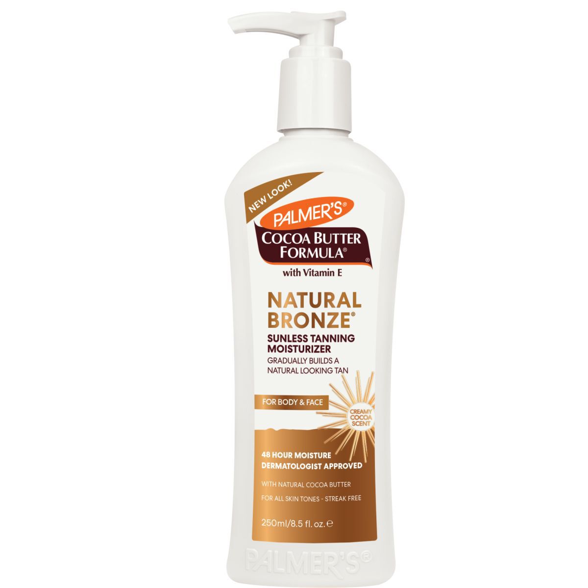 Lotion bronzante pour le corps Palmer's 250 ml, formule au beurre de cacao