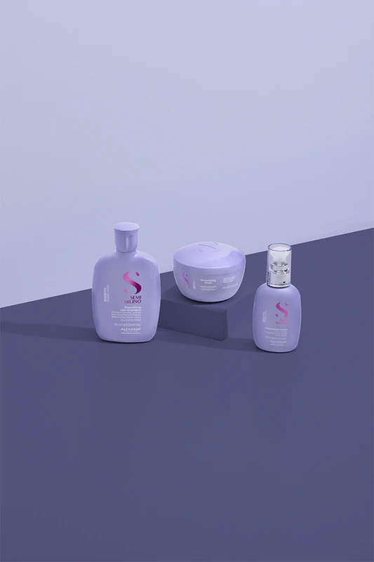 Alfaparf Milano Semi di Lino Smooth Holiday Kit cadeauset voor onhandelbaar en pluizig haar