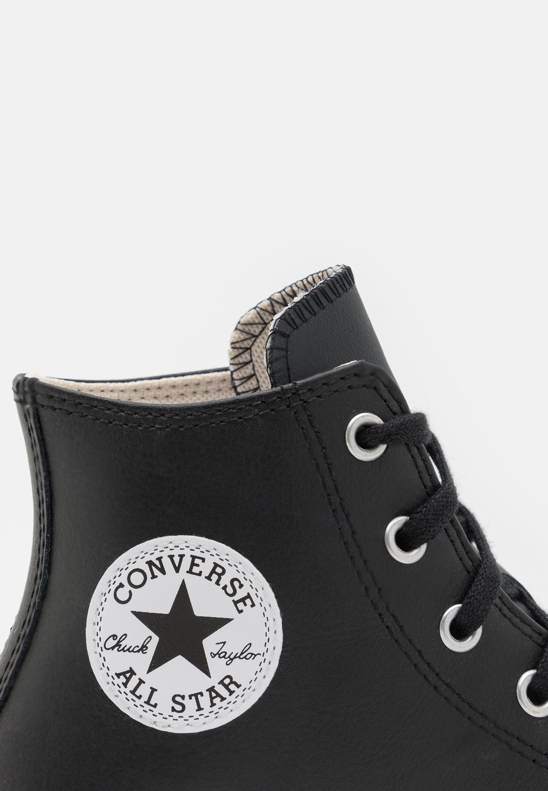 Converse CHUCK TAYLOR ALL STAR EVA LIFT PLATFORM UNISEX - Hoge sneakers - zwart/natuurlijk ivoor/wit