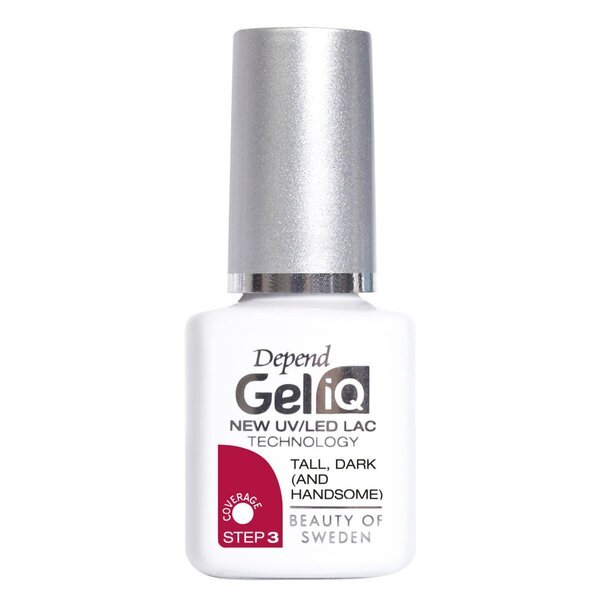 „Depend Gel iQ“ aukštas, tamsus (ir gražus) gelinis lakas<br>5 ml