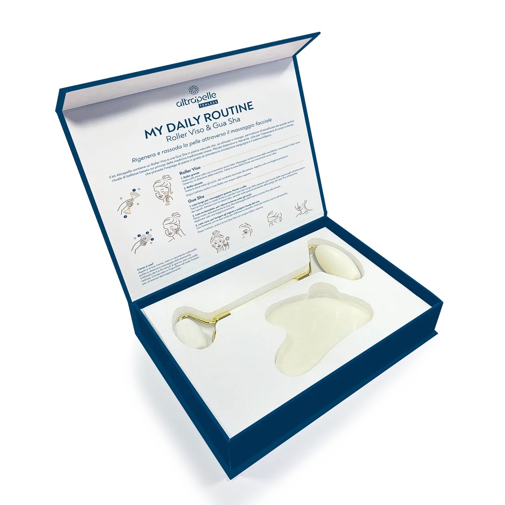 ALTRAPELLE Altrapelle Tenless Set Meine tägliche Routine Gua Sha und Gesichtsroller