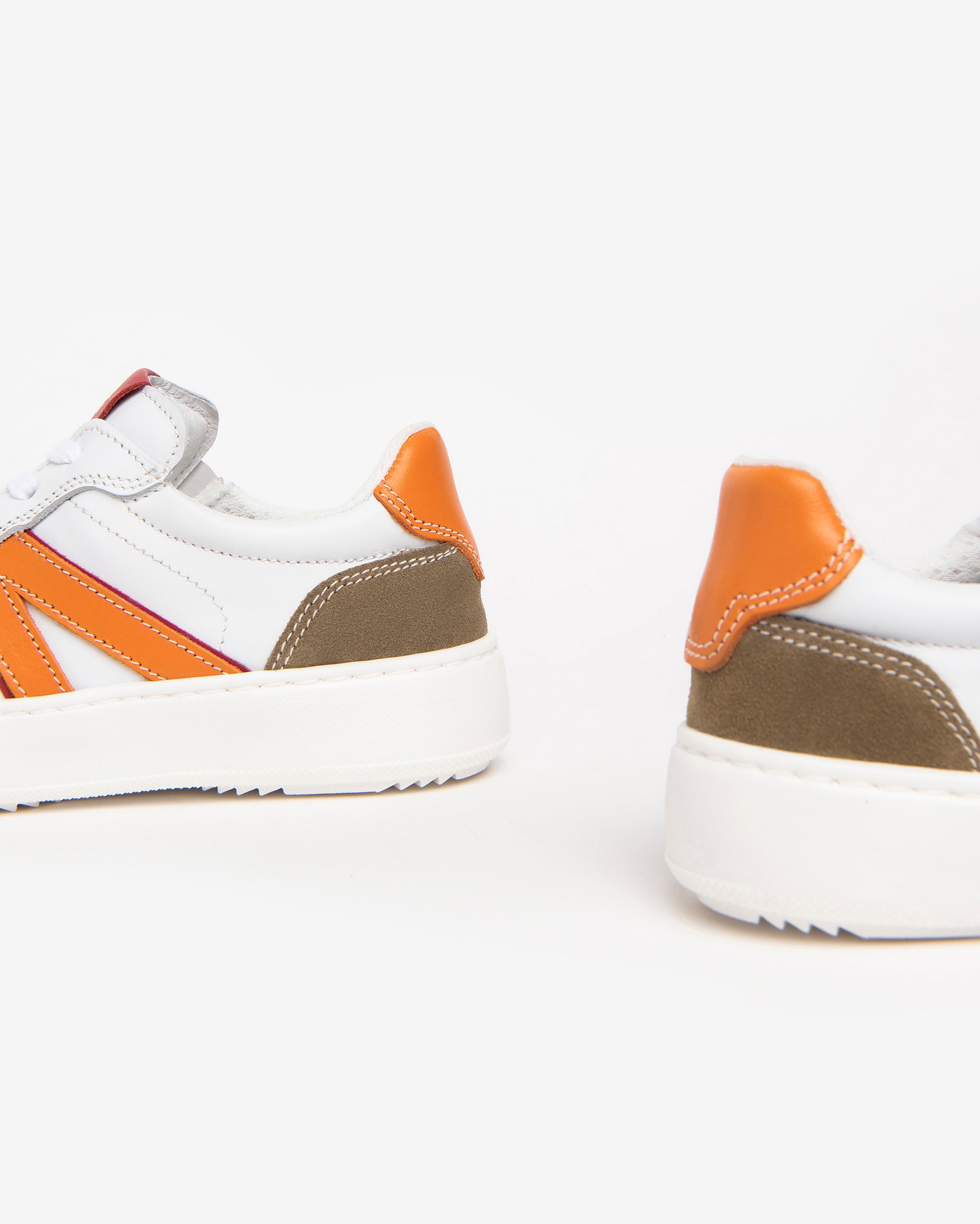  Baskets en cuir et daim pour adolescents