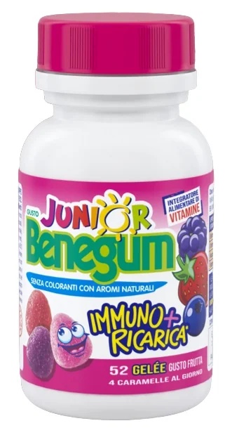 BENEGUM Benegum J Immuno+Ricarica suplemento vitamínico de frutas