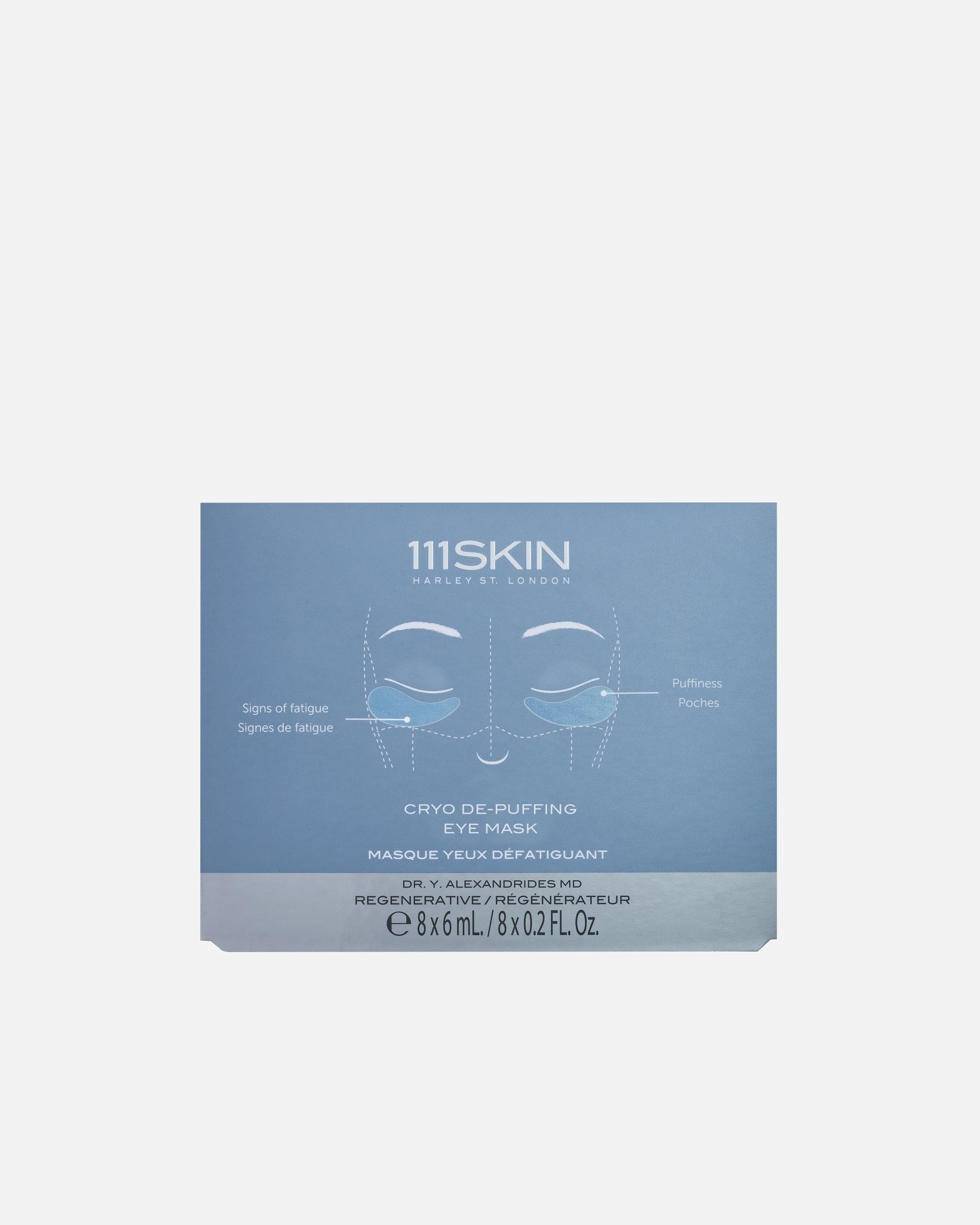 111Skin Cryo akių kaukė nuo patinimų – dėžutė – 48 ml