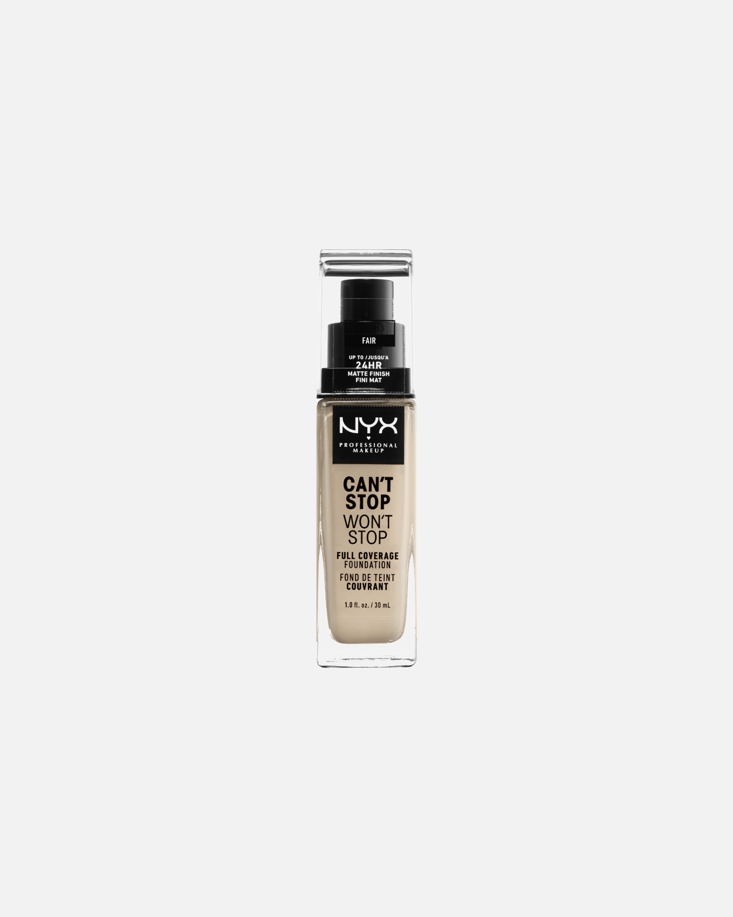 Base de maquillaje NYX Professional Makeup Wedding Can't Stop Won't Stop Cobertura total - 30 ml
