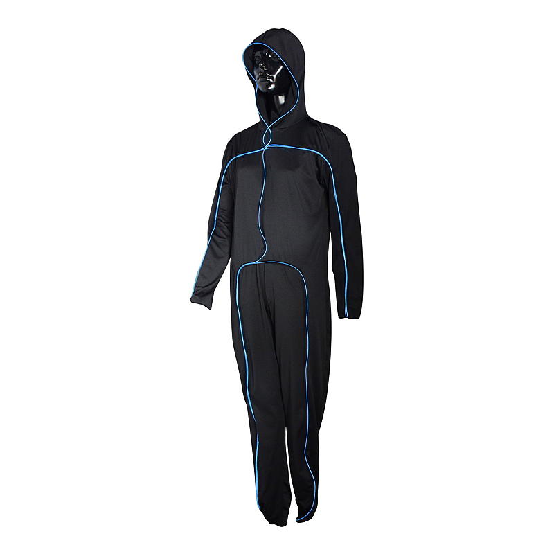 Time 2 Change Halloween-kostyme størrelse M/L med LED-lys