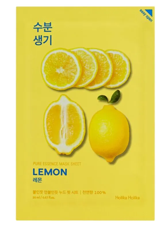 Holika Holika Pure Essence Mask Sheet Lemon Maska do twarzy