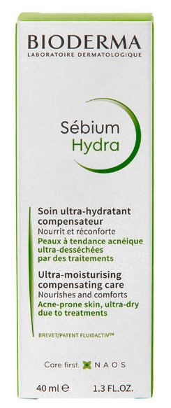 Sébium Hydra mitrinošais krēms Parafarmaceitisko sejas mitrinātāju klāsts