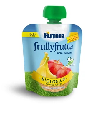 HUMANA Humana FrullyFrutta Biologische Appel-Banaan Babyvoeding 90 g