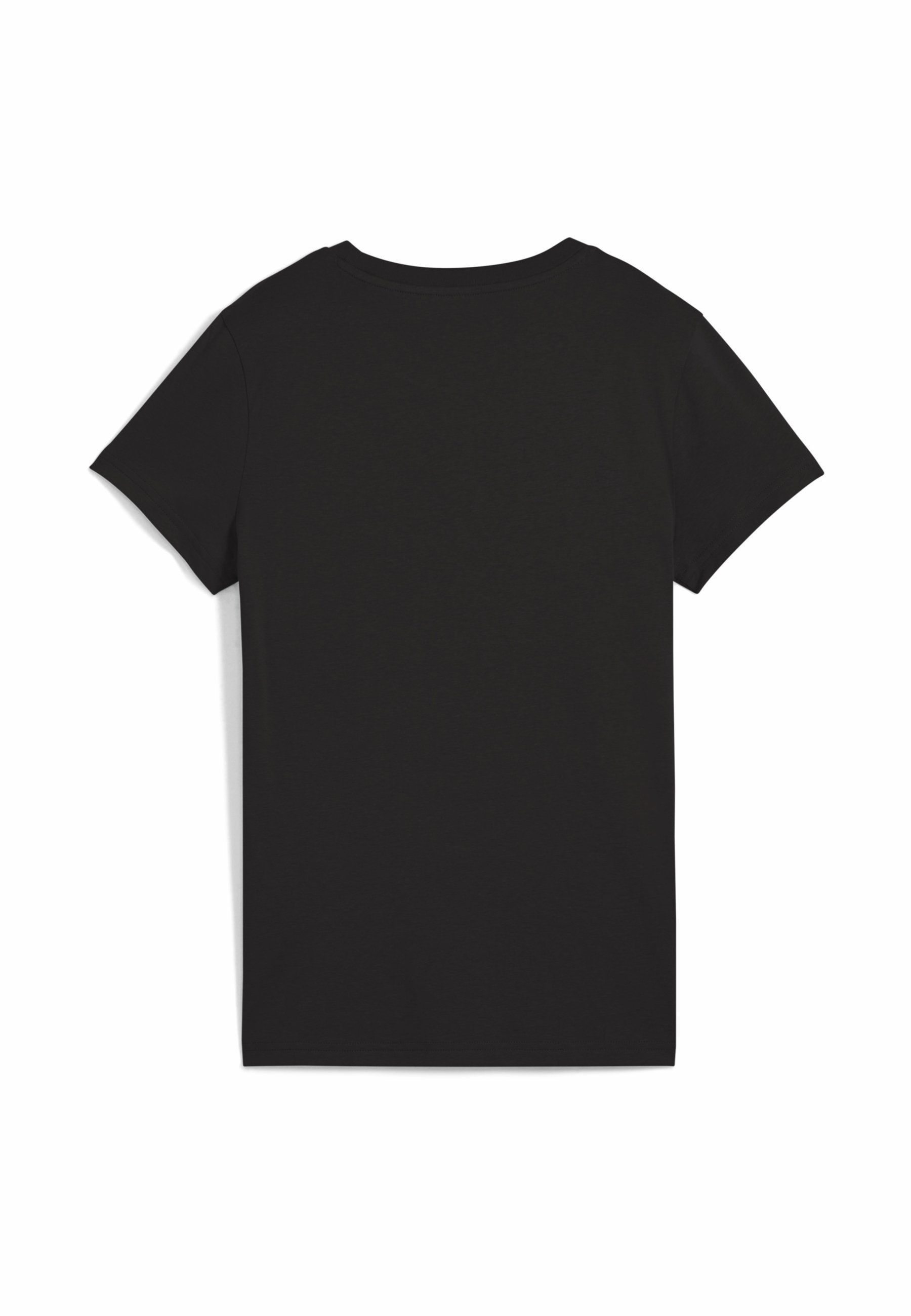 Puma LOGO - T-shirt met print - zwart metallic zilver