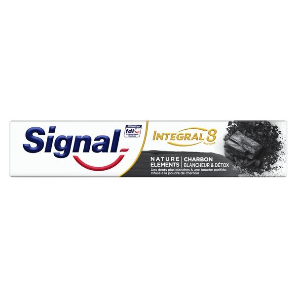 Zubná pasta Signal Integral 8 Nature Elements s aktívnym uhlím 75 ml