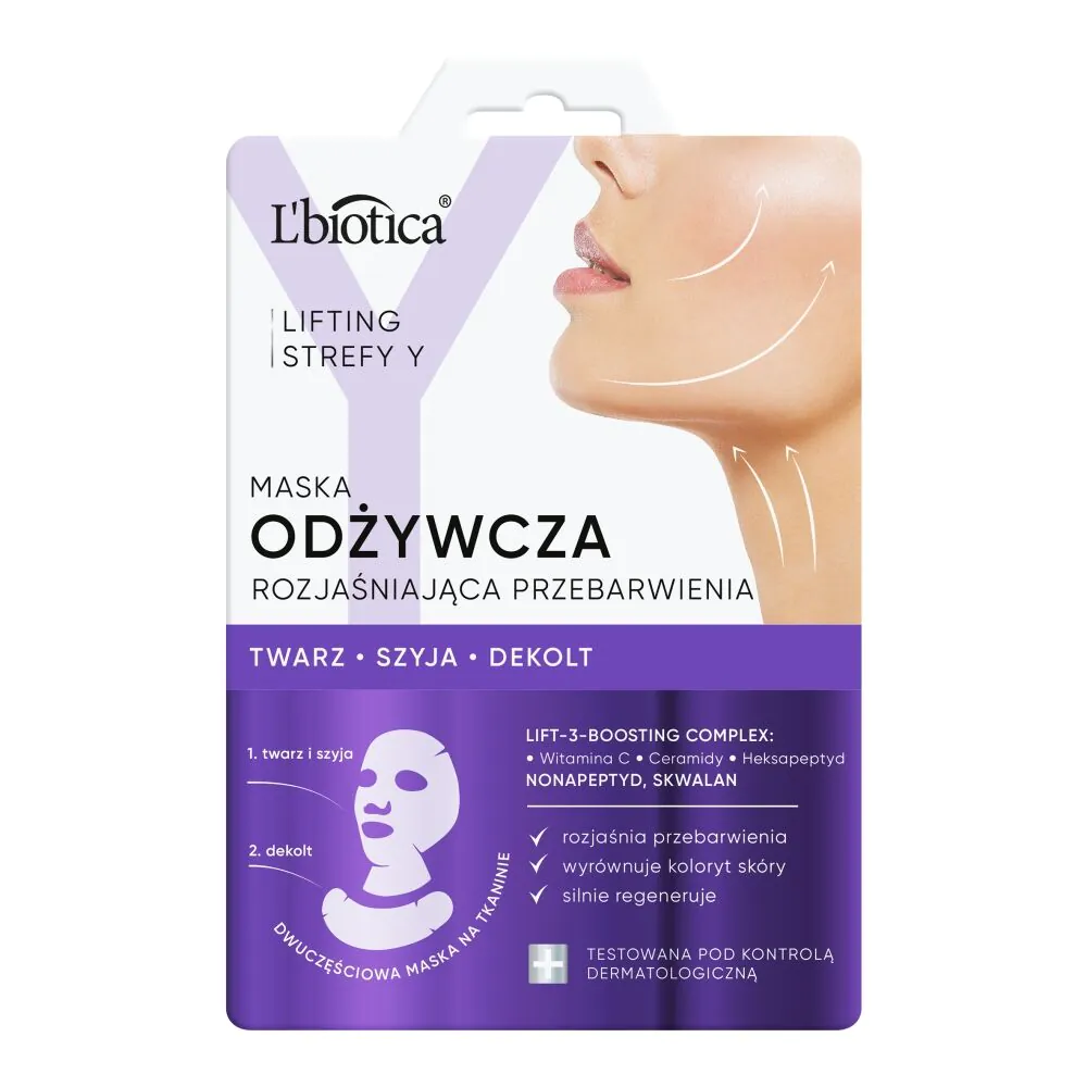 L'biotica Lifting Strefy Y Odżywcza Maska do twarzy