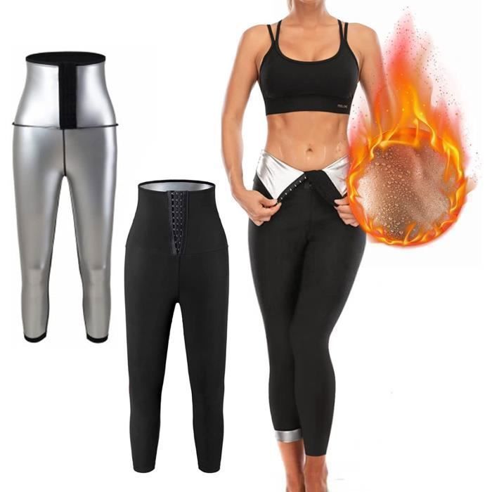 Pantalon de Sudation Femmes, Legging de Sport à Taille Haute pour Lifting des Fesses, Minceur Fitness Jogging Yoga