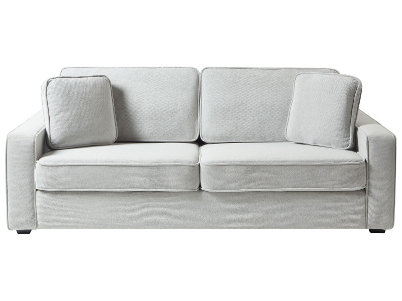 Sofa kanapa trzyosobowa tapicerowana szara