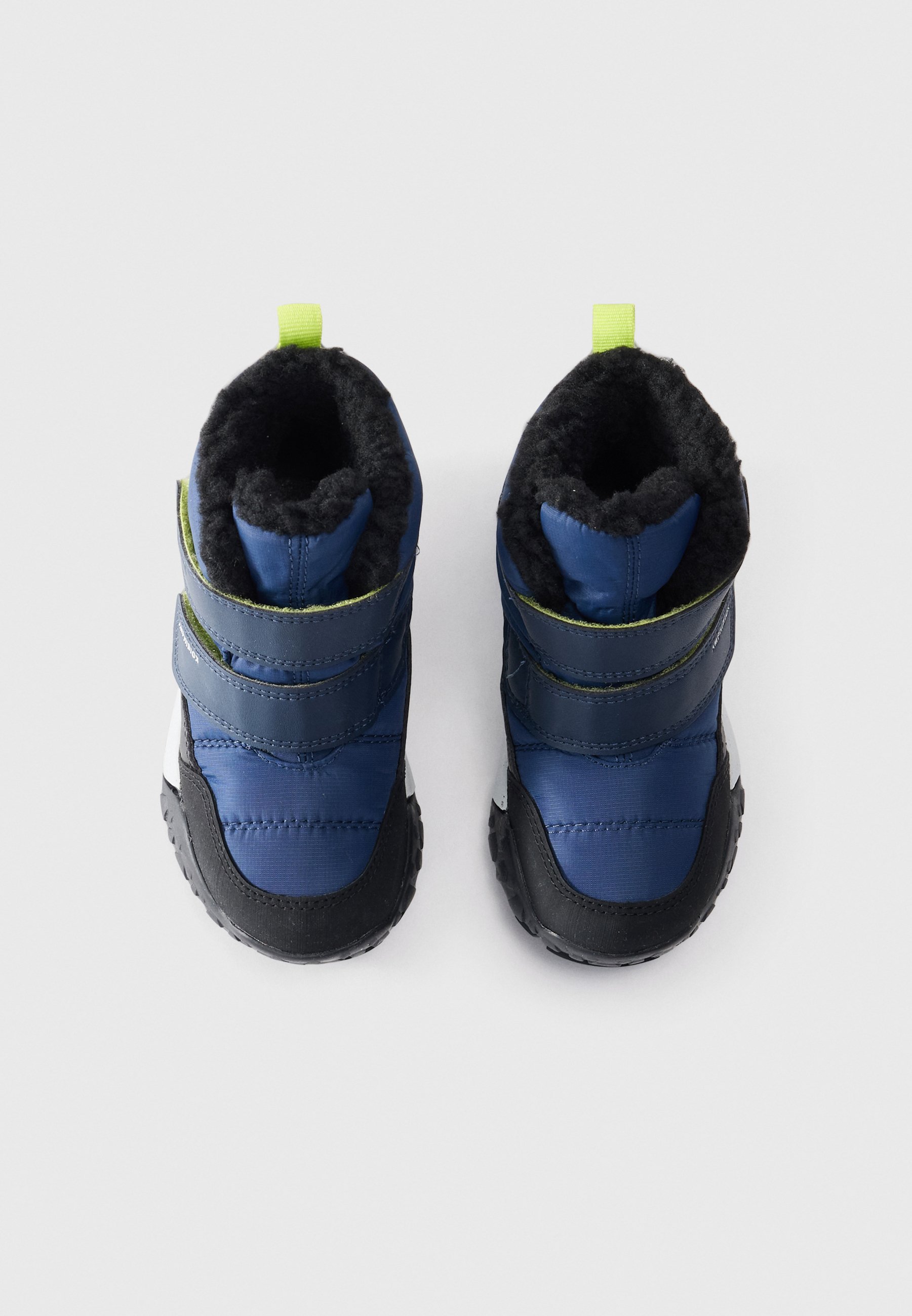 Geox TREKKYUP - Babyschoenen - marineblauw/limoengroen