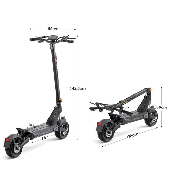 Trottinette Électrique Ausom L2 Max - Moteur à Pic 1300W - 10