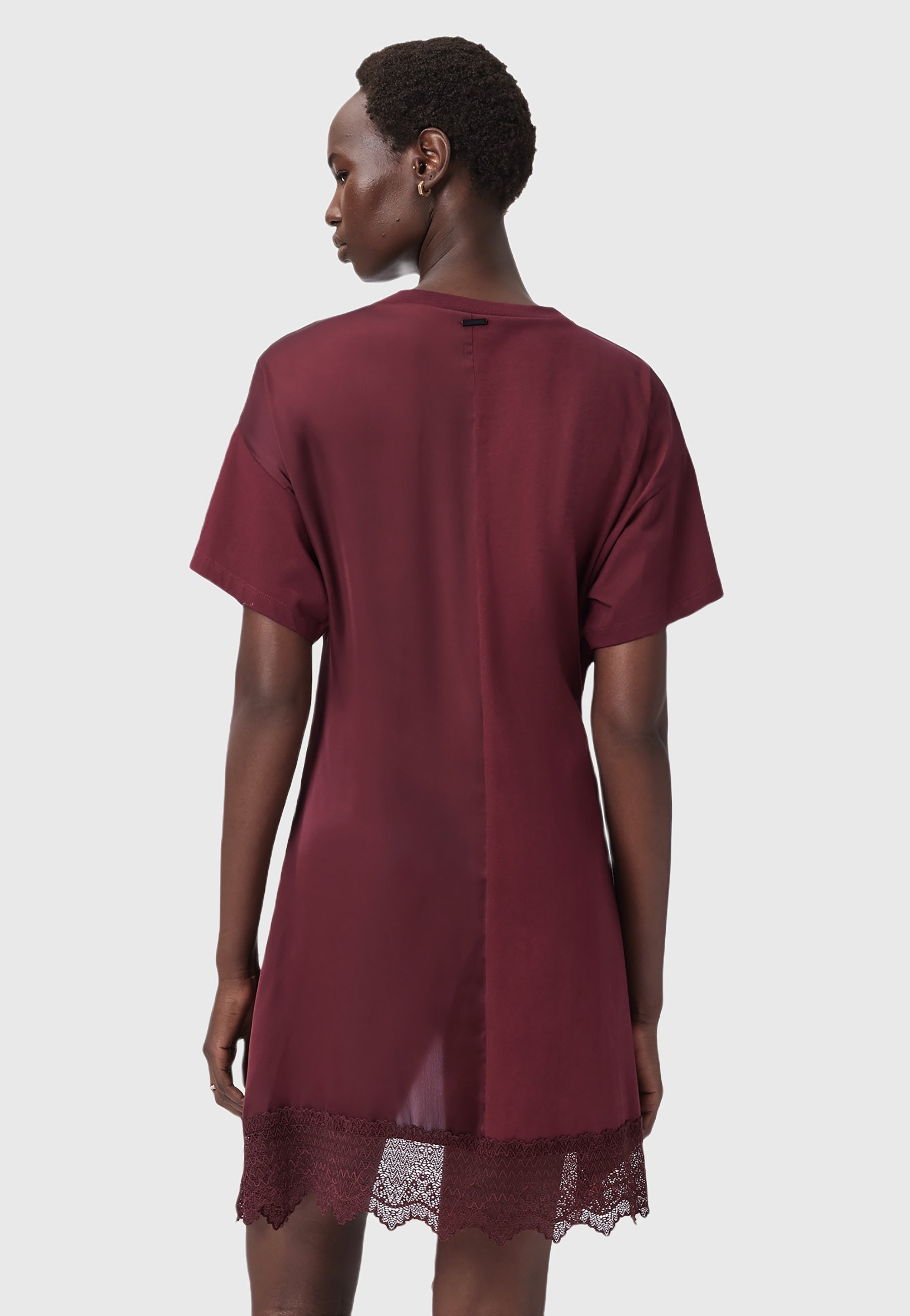 AllSaints LANA KLEID - Cocktailkleid / Partykleid - Bordeauxrot