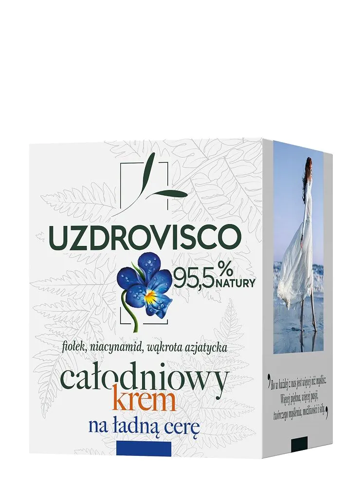 Uzdrovisco Fiołek Całodniowy krem na ładną cerę
