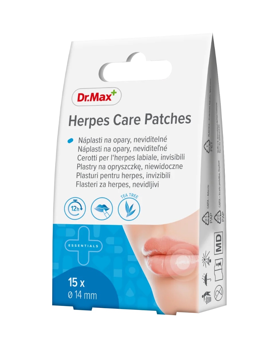 DR. MAX Dr. Max Herpes Care Pleisters 15 stuks Onzichtbare pleisters