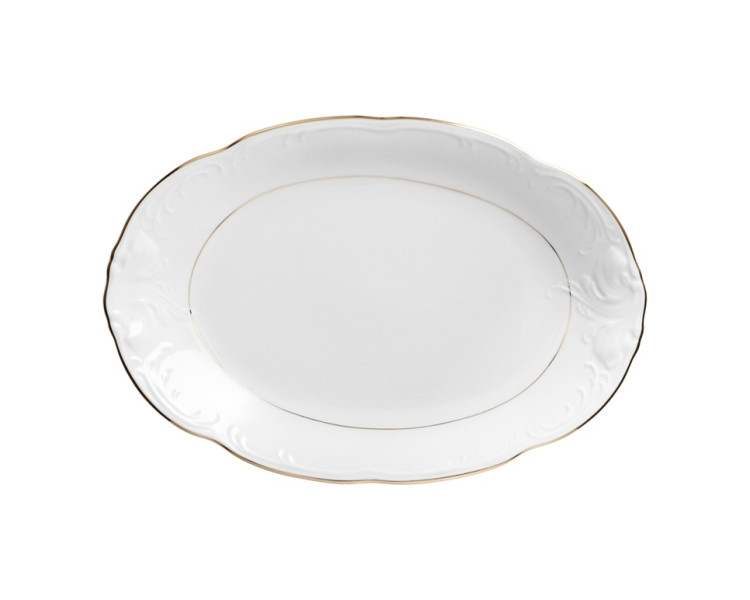 Półmisek owalny 33 cm Fryderyka Złota Linia 3616