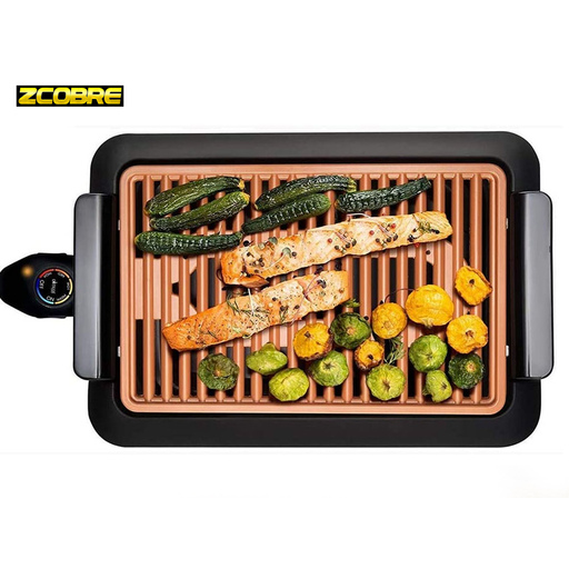 Parrilla De Cobre Sin Humos Klack Barbacoa Portátil Potente