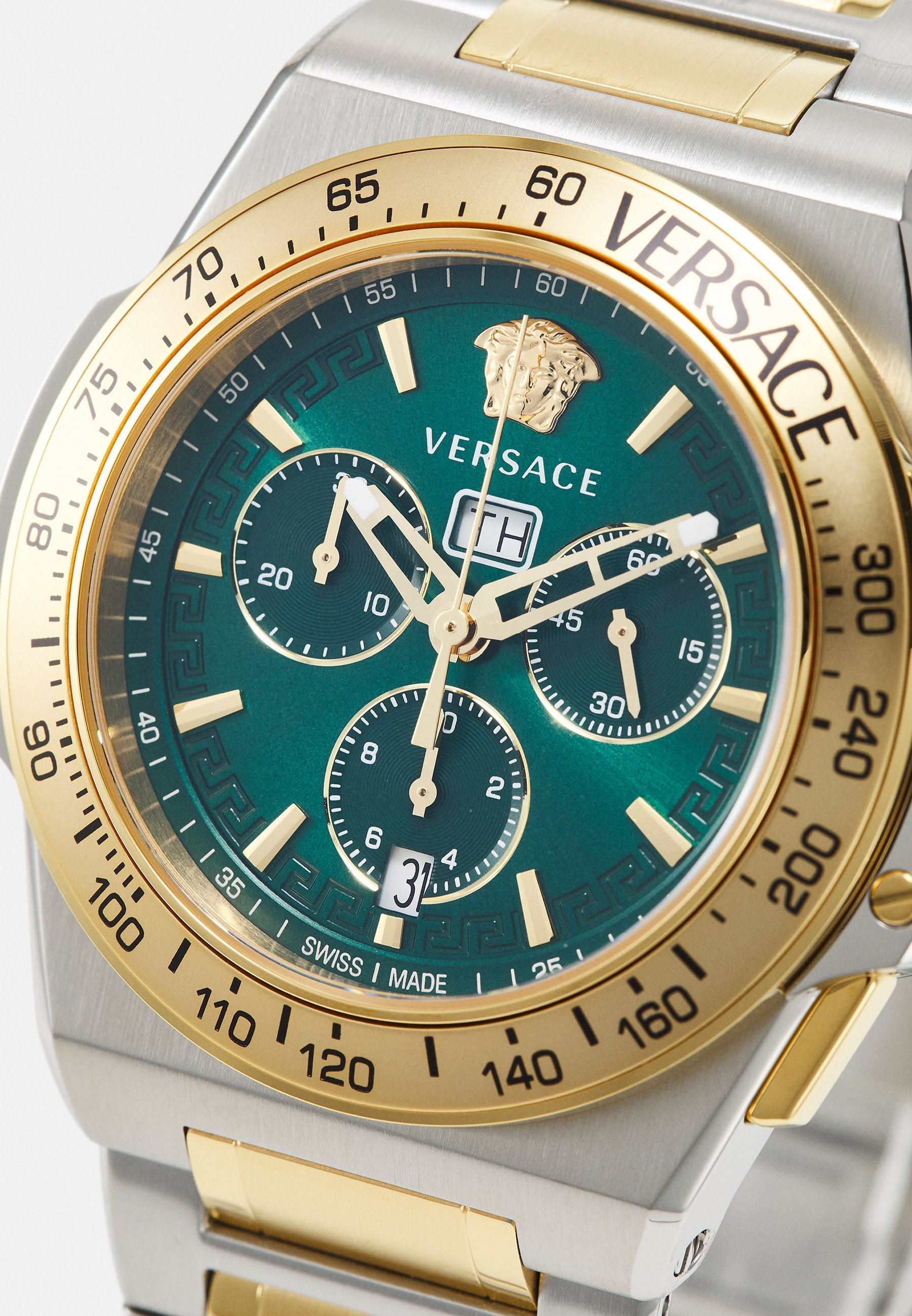 Versace GRECA RACT.CHR (WC-7H) - Chronograafhorloge - tweekleurig/groen
