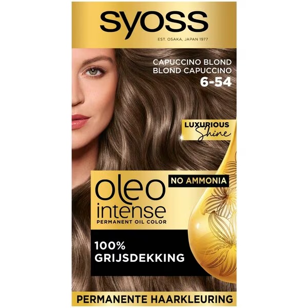 Syoss Oleo Intense farba na vlasy 6-54 Cappuccino blond